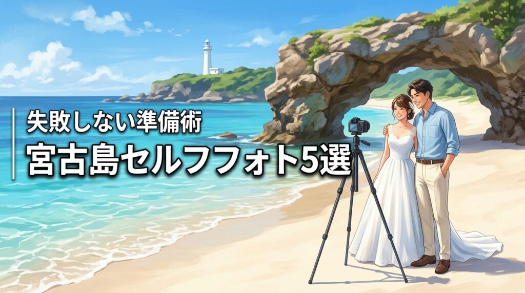 沖縄の宮古島でセルフフォトウェディング！おすすめ場所5選と失敗しない準備術
