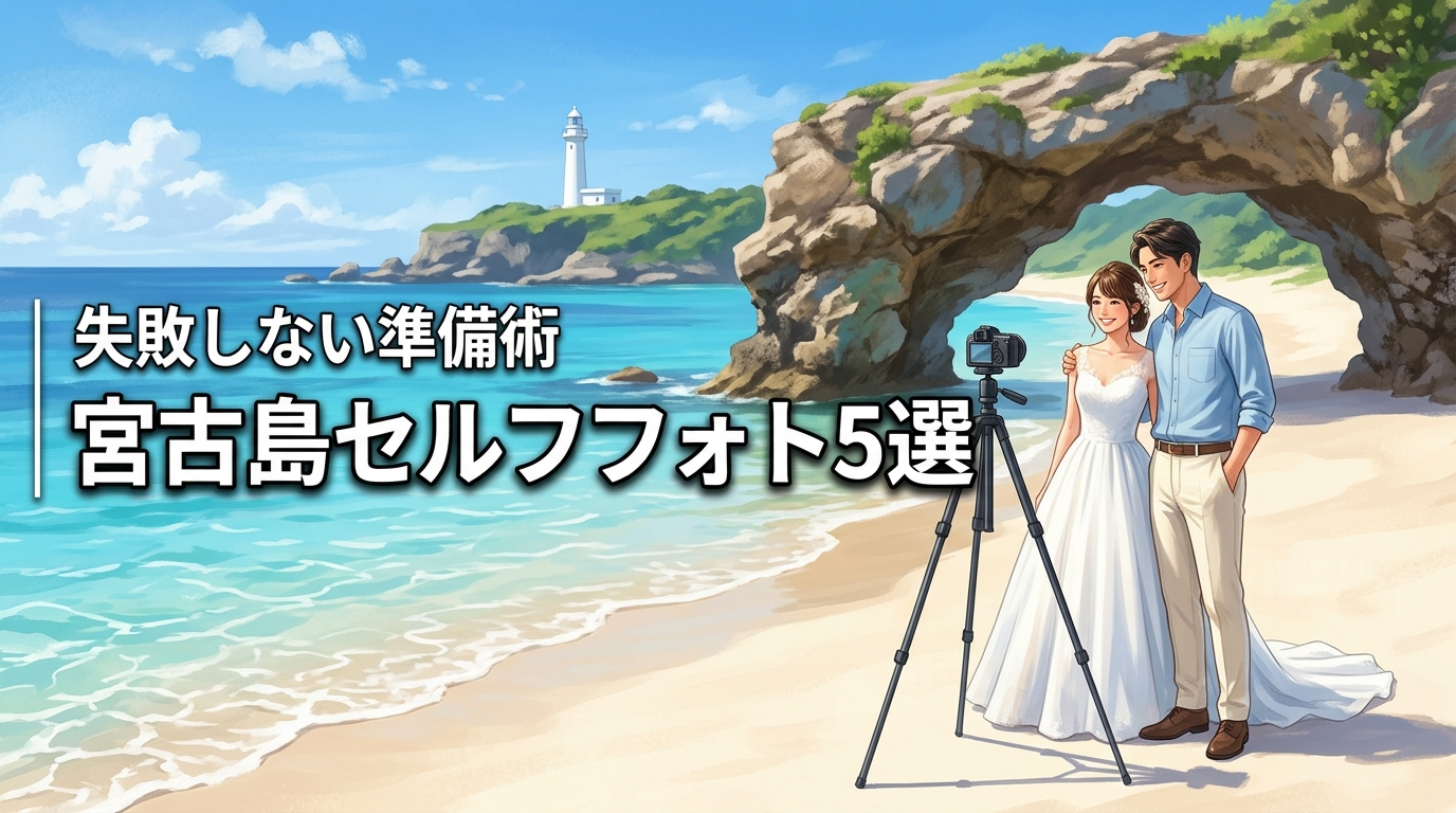 沖縄の宮古島でセルフフォトウェディング！おすすめ場所5選と失敗しない準備術