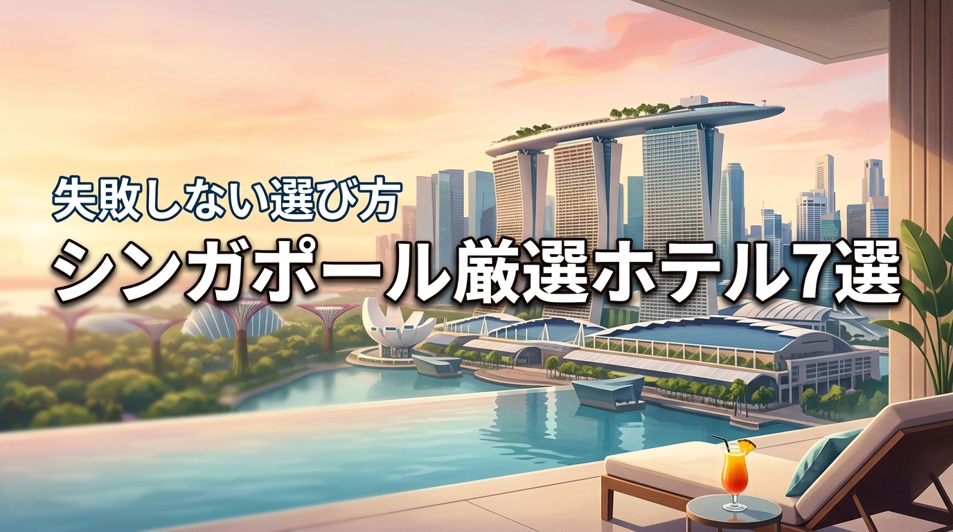 シンガポールで実際泊まってよかったホテル7選！失敗しない選び方と本音レビュー