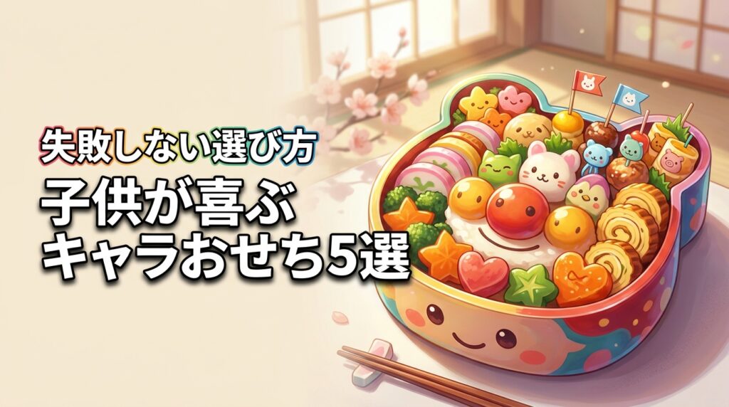 2026年！子供が喜ぶキャラクターおせちのおすすめ5選と選び方