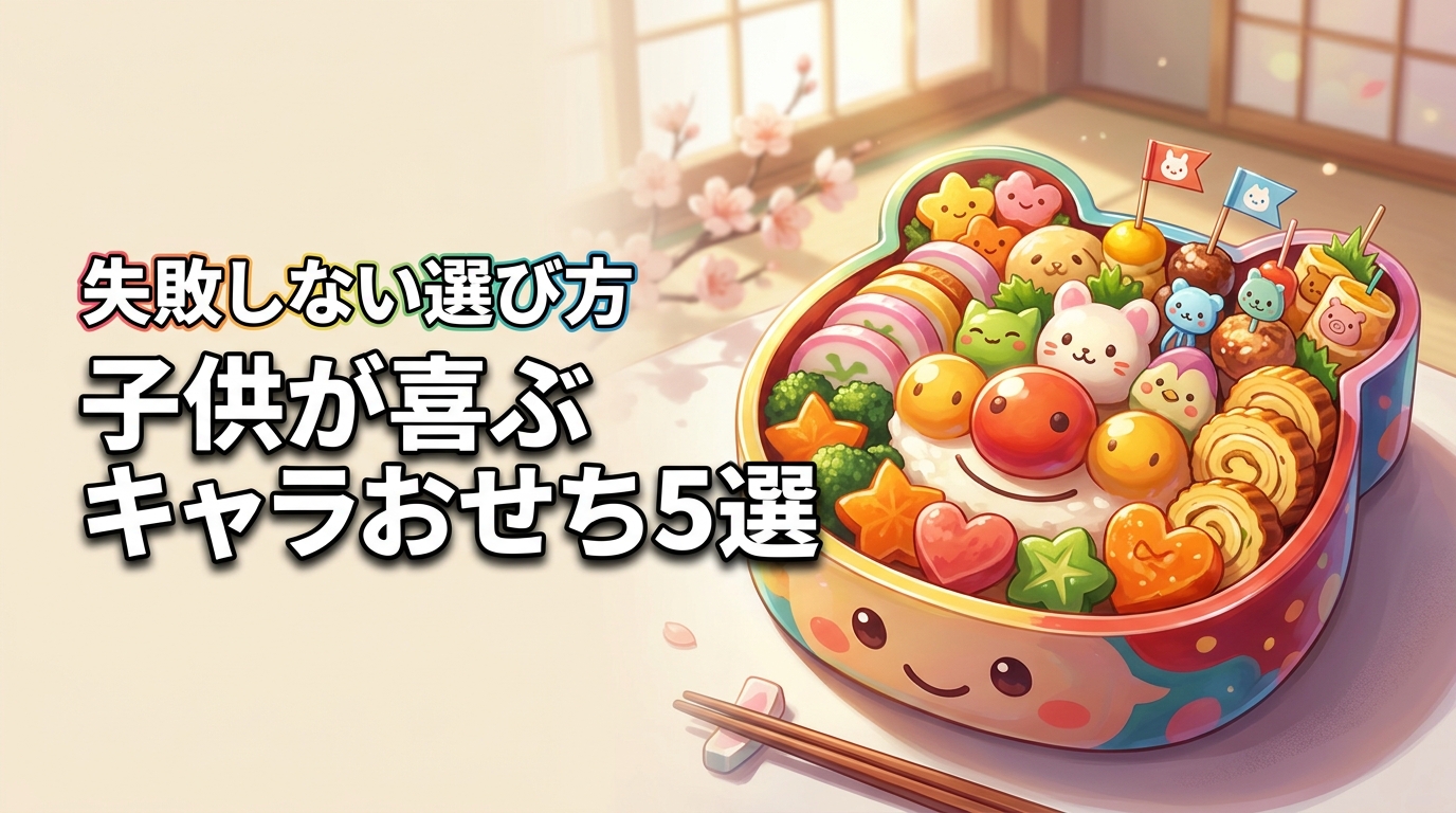 2026年！子供が喜ぶキャラクターおせちのおすすめ5選と選び方
