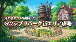 2026年GWジブリパーク新エリアの待ち時間は？最新混雑状況と3つの回り方