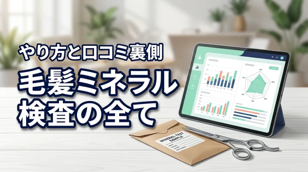 原因不明の不調を解決！毛髪ミネラル検査の全てのやり方や口コミの裏側を詳しく公開