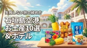 【必見】石垣島空港で買えるお土産10選とオススメホテル！失敗しない旅の締め方
