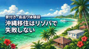 沖縄移住は寮付きリゾートバイトで失敗しない？島巡りした経験談！生活のコツも公開