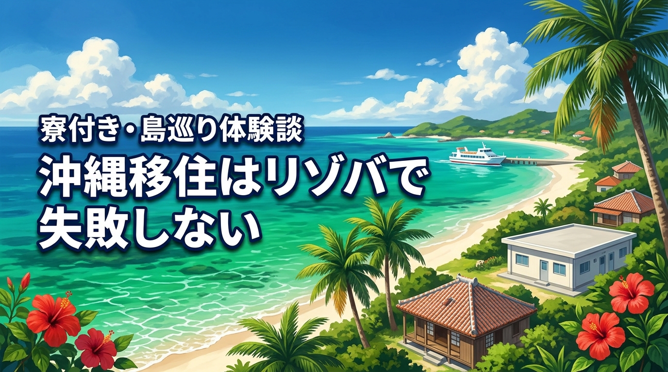 沖縄移住は寮付きリゾートバイトで失敗しない？島巡りした経験談！生活のコツも公開
